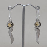 925 Silver Citrine Earring