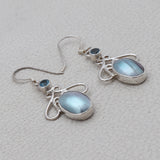 Mabe Pearl Silver Earrings