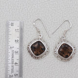 Amethyst Silver Earrings