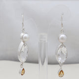 Freshwater Pearl Silver Earrings