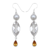 Freshwater Pearl Silver Earrings