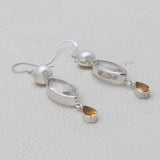 Freshwater Pearl Silver Earrings