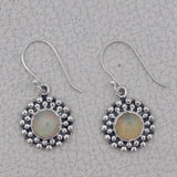 Ethiopian Opal Silver Earrings