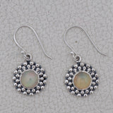 Ethiopian Opal Silver Earrings