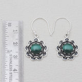 925 Sterling Silver Malachite Earrings