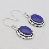 925 Sterling Silver Lapis Lazuli Earrings