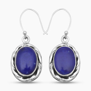 925 Sterling Silver Lapis Lazuli Earrings