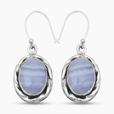 925 Sterling Silver Lapis Lazuli Earrings
