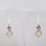 Natural Ethiopian Opal Silver Earrings