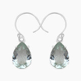 Smoky Quartz Silver Earrings