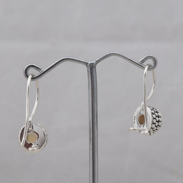 Ethiopian Opal Silver Earrings
