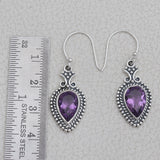 925 Staling Silver Crystal Earrings