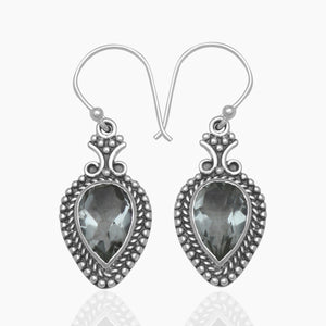 925 Sterling Silver Crystal Earrings