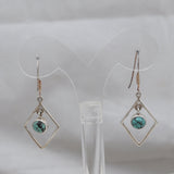 Ethiopian Opal Silver Earrings