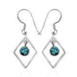 Ethiopian Opal Silver Earrings