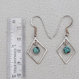 Ethiopian Opal Silver Earrings