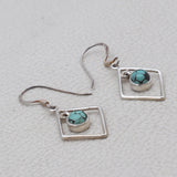 Ethiopian Opal Silver Earrings