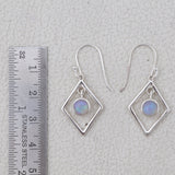 Ethiopian Opal Silver Earrings