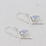 Ethiopian Opal Silver Earrings