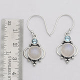 925 Silver Dendritic Opal Earring