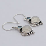 925 Silver Dendritic Opal Earring