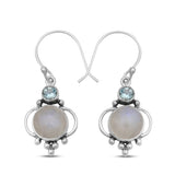 925 Silver Dendritic Opal Earring