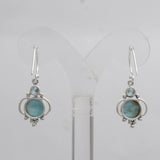 925 Silver Dendritic Opal Earring