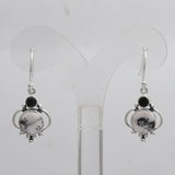 925 Silver Dendritic Opal Earring