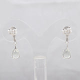 Blue Topaz Silver Earrings