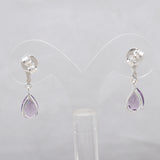 Blue Topaz Silver Earrings