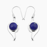 Larimar Silver Earrings