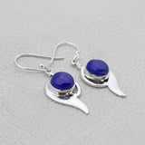 Larimar Silver Earrings