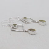 Amethyst Silver Earrings