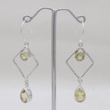 Amethyst Silver Earrings