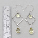 Amethyst Silver Earrings
