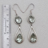 Mystic Quartz Silver Earrings