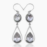 Mystic Quartz Silver Earrings