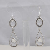 Mystic Quartz Silver Earrings