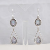 Mystic Quartz Silver Earrings