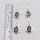 Mystic Quartz Silver Earrings