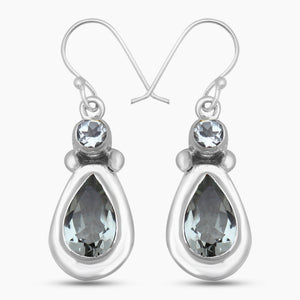 Amethyst Silver Earrings