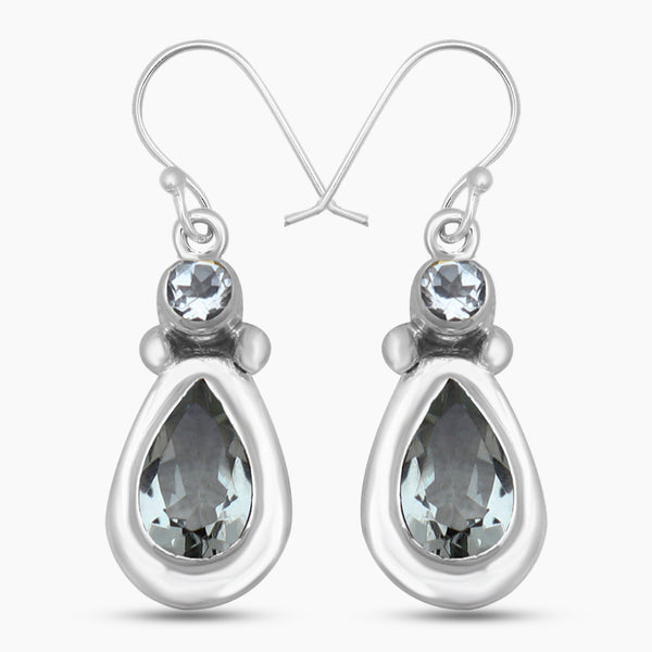 Amethyst Silver Earrings