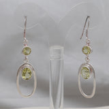 Lemon Topaz Silver Earring