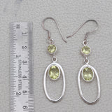 Lemon Topaz Silver Earring