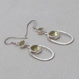 Lemon Topaz Silver Earring