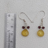 Chalcedony Silver Earrings