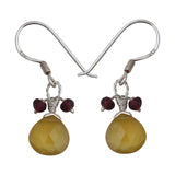 Chalcedony Silver Earrings