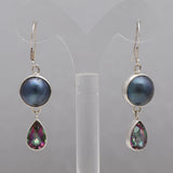 Mabe Pearl Silver Earrings