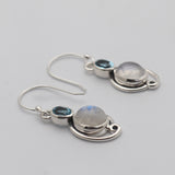 925 Starling Silver Larimar Earring