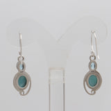 925 Starling Silver Larimar Earring